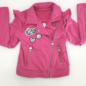Garanimals 365 kids pink moto jacket